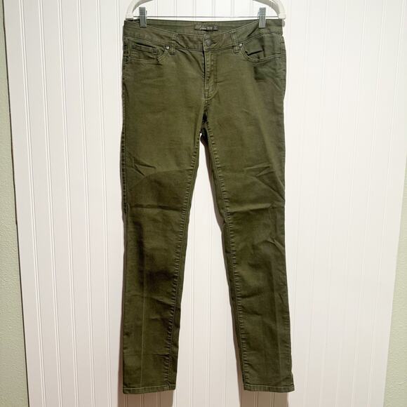 Prana Kara Green Skinny Jeans Size 10 - Picture 2 of 6